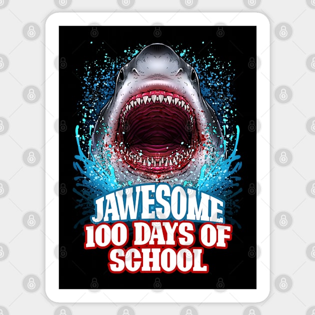 Jawesome 100 Days Of School Sticker by BDAZ